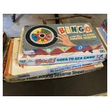 Vintage Board Games - Bingo, Goofy Goes to Sea, Wi