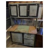 Antique Hoosier Style Kitchen Cabinet