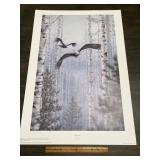 Mark Daehlin "Pursuit" Signed Numbered Eagle Print