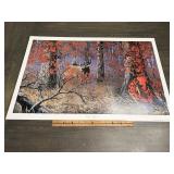 Ray Whitson "Caught Napping" Deer Hunter Wildlife