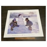 Robert Duncan "Winter Monument" Children Snowman P