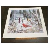 Bradley Jackson "January Calm" Cardinal Winter Bir