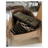 Computer Keyboards & Assorted Cords