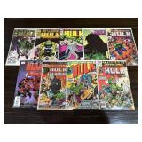 Marvel Incredible Hulk Comic Lot - 9 Comics