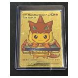 Pikachu Mega Charizard Y Gold Fan Art