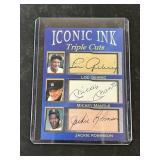 Iconic Ink Lou Gehrig Mickey Mantle Jackie Robinso