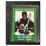 Bo Jackson 1986 Auburn Baseball / Football Promo R