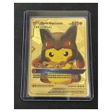 Pikachu Mega Lucario Gold Fan Art