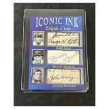 Iconic Ink Babe Ruth Mickey Mantle Honus Wagner Pr