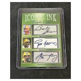 Iconic Ink Bart Starr Aaron Rodgers Brett Favre Gr
