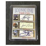 Iconic Ink Walter Payton Jim Brown Emmitt Smith Pr