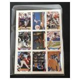 1993 Promo Sheet Topps Ken Griffey Jr