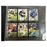 1992 Pinnacle Promo Sheet Brett Farve