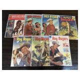 Dell Western Red Ryder & Roy Rogers Comic Lot - 7