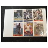 1992 Front Row Sheet Hank Aaron Tom Seaver