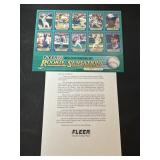 1992 Fleer Rookie Sensations Promo Sheet Frank Tho