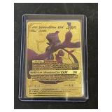 Mewtwo & Mew Gx Gold Fan Art