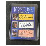 Iconic Ink Tony Gwynn Kirby Puckett Ken Griffey Jr