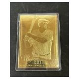 1996 Babe Ruth Gold Card