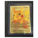 Pikachu V Gold Fan Art