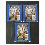 (3) Panini NBA Sticker & Card Collection Packs