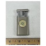 Security Logo Silver Flip Lighter
