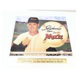 Ted Williams Drink Moxie Tin Sign