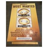 Family Guy "Most Wanted" Novelty Poster