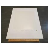 The Beatles White Album Embossed Signature Print #