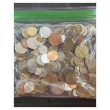 1 Pound of Assorted Foreign Coins
