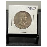 1961D Franklin Silver Half Dollar