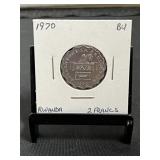 1970 Rwanda 2 Francs