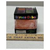 Orange Tie Dye Squishy Cube Fidget Toy
