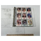 1990 Fleer Basketball Card Set in Album - Incomple
