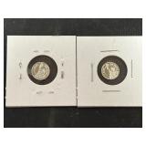 2 Liberty 1 Gram Silver Rounds