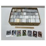 Box of Assorted Football Sports Trading Cards