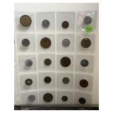20 Assorted WWII Foreign Coins