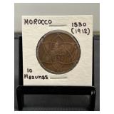 1912 Morocco 10 Mazunas