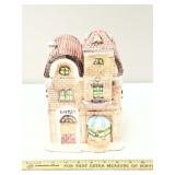 Bakery Building Ceramic Cookie Jar