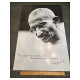 Mahatma Gandhi Inspirational Quote Poster