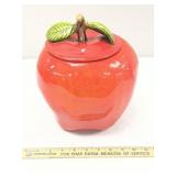Apple Ceramic Cookie Jar