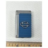 Blue Harley-Davidson Logo Style Flip-Top Lighter