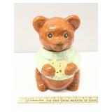 Bear in Sweater Ceramic Cookie Jar