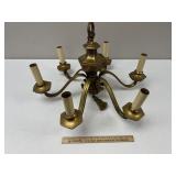 Antique Brass Tone 8 Light Chandelier