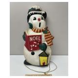 Outdoor And Indoor Lighted Noel Snowman Christmas