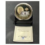 $5000 Reagan Banknote Silver Plated Commemorative