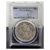 1896 Morgan Silver Dollar PCGS MS63