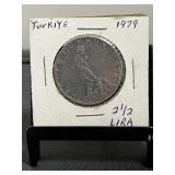 1979 Turkey 2 1/2 Lira