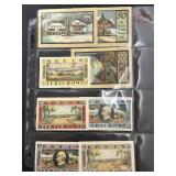8 1921 German Notgeld Notes