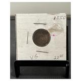 1850 Seated Liberty Dime